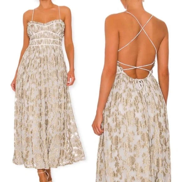 Free People Dresses & Skirts - Free People Charlie Bustier Maxi dress Large LAST ONE PRICE FIRM